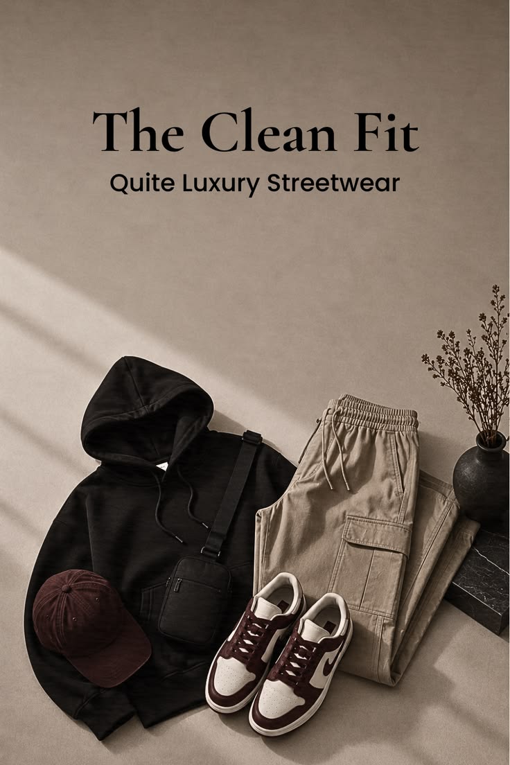 the clean fit everyone wants 🤎 minimal streetwear outfit