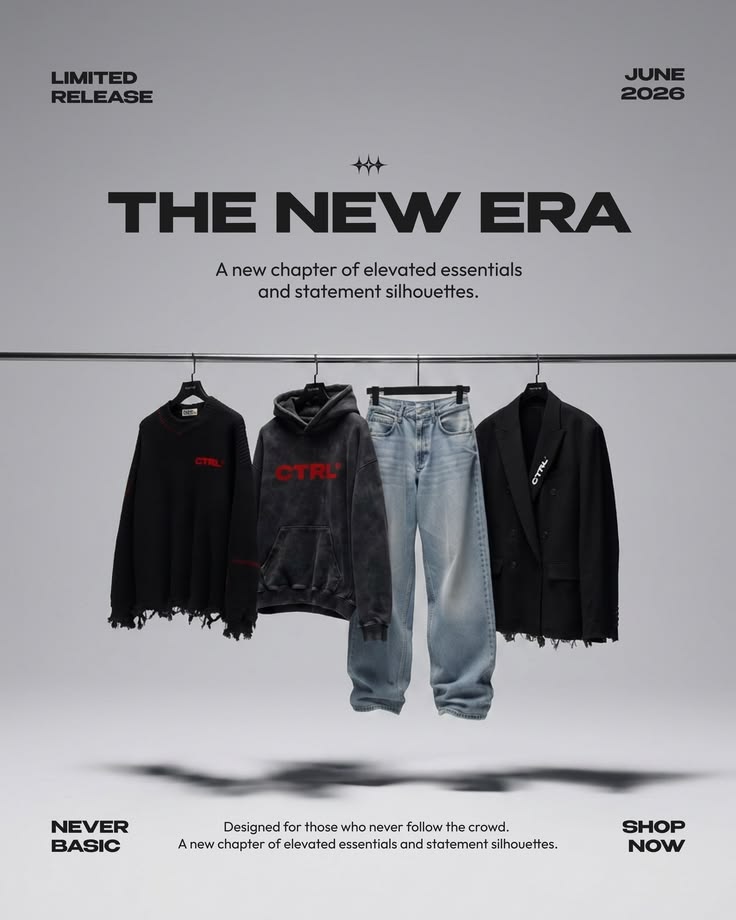 streetwear new collection social media ad design